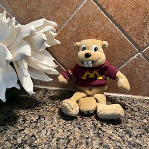 University of Minnesota Goldy Gopher 8" Plush (Vintage?) Mascot